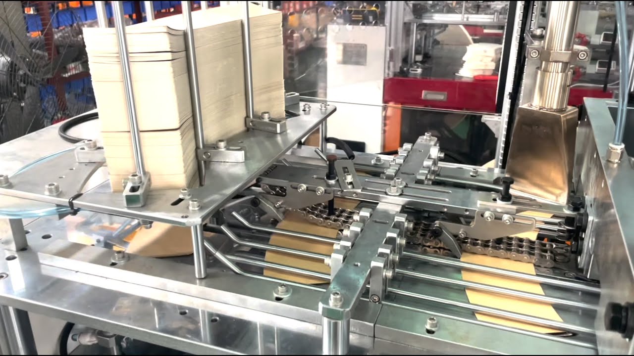Paper Bowl Making Process CM200 high speed paper bowl making machine 120pcs/min - YouTube