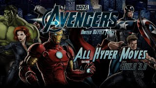 All Hyper Moves Avengers United Battle Force OpenBOR