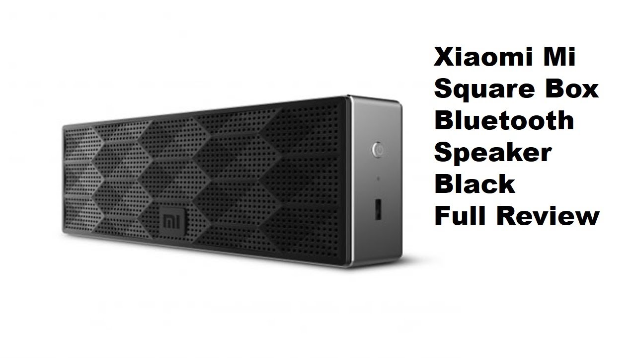 Xiaomi Mi Square Box Bluetooth Speaker Black Full Review - YouTube