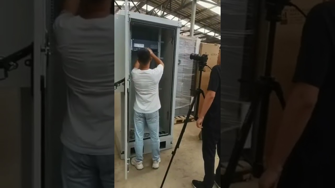 Simple display of outdoor cabinet internal structure