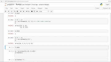 Using Numpy to Reshape  1D, 2D, and 3D Arrays