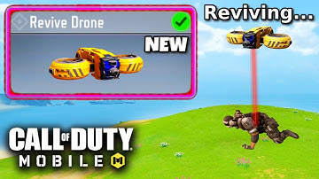 FIRST TIME using REVIVE DRONE CLASS in COD MOBILE 🤯 (NEW BATTLE ROYALE CLASS)
