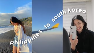 traveling during a pandemic | flying back to korea