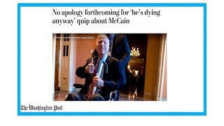 La Maison-Blanche à propos de John McCain: 