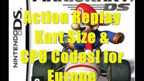 mario kart ds kart sizes & cpu hacks (europe)