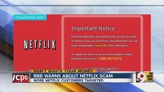 Scam targets Netflix customers