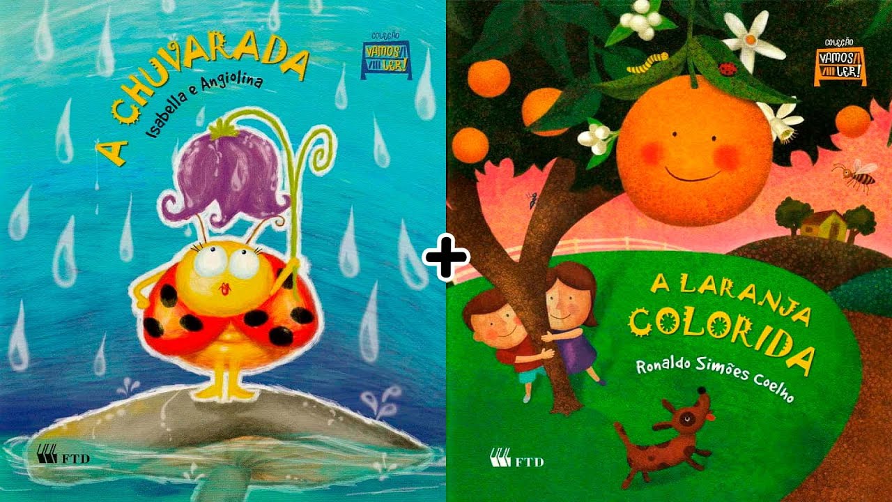 Historinha Infantil para dormir: A chuvarada + A laranja colorida | Historias infantis em português