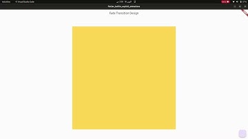 Fade Transition Animation Flutter