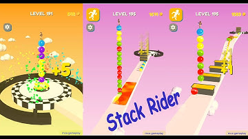 Stack Rider New Update Gameplay Walkthrough All Levels (Android, iOS) #20