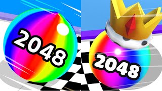 Ball Run 2048 Vs Ball Merge 2048 (New Update) Impossible Level Gameplay