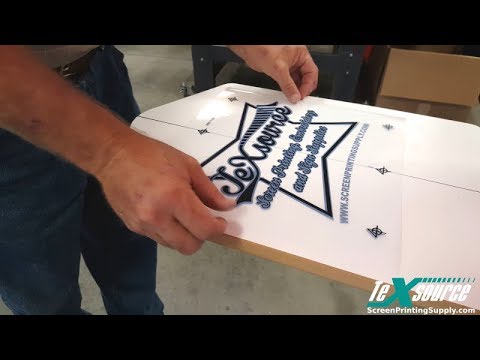 Screen Printing Basics  Another Easy Trick for Lining Up Multiple Colors