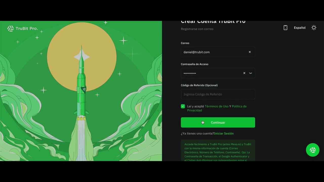 ¿Como registrarte en TruBitpro?
