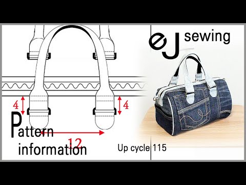 The Boston Leather Bag DIY - Video Tutorial and Pattern Download