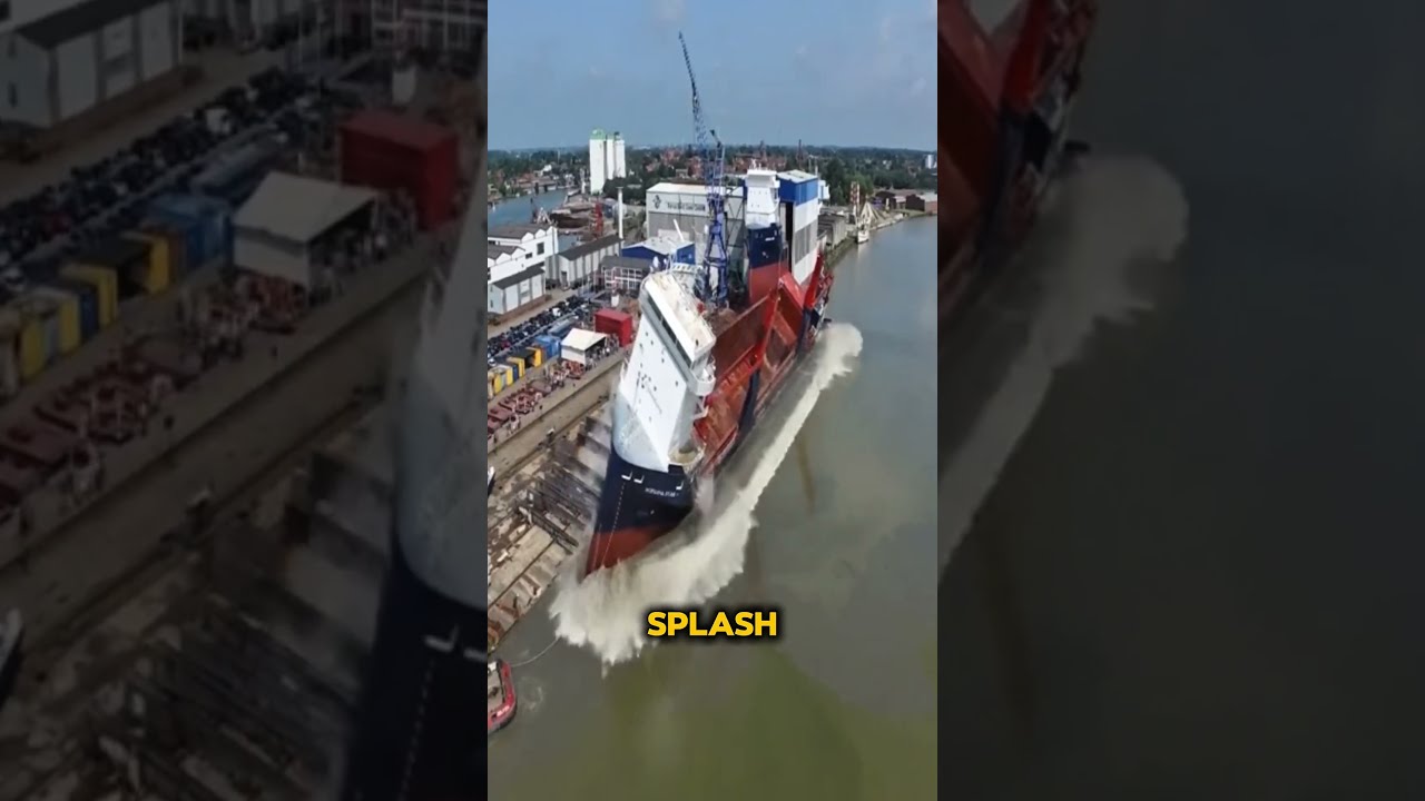Why You Should NEVER Stand Close To A Ship Launch Serious Safety Warning
