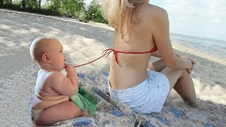 Cutest Baby Playing Fails On The Beach | Funny Baby Videos