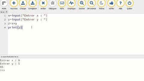 python : Entrée utilisateur