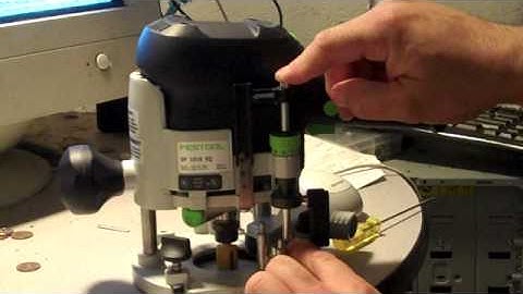 Setting Depth stop on OF 1010