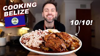 COOKING BELIZE: Stew Chicken, Rice & Beans w/ Fried Plantains 🇧🇿 screenshot 3