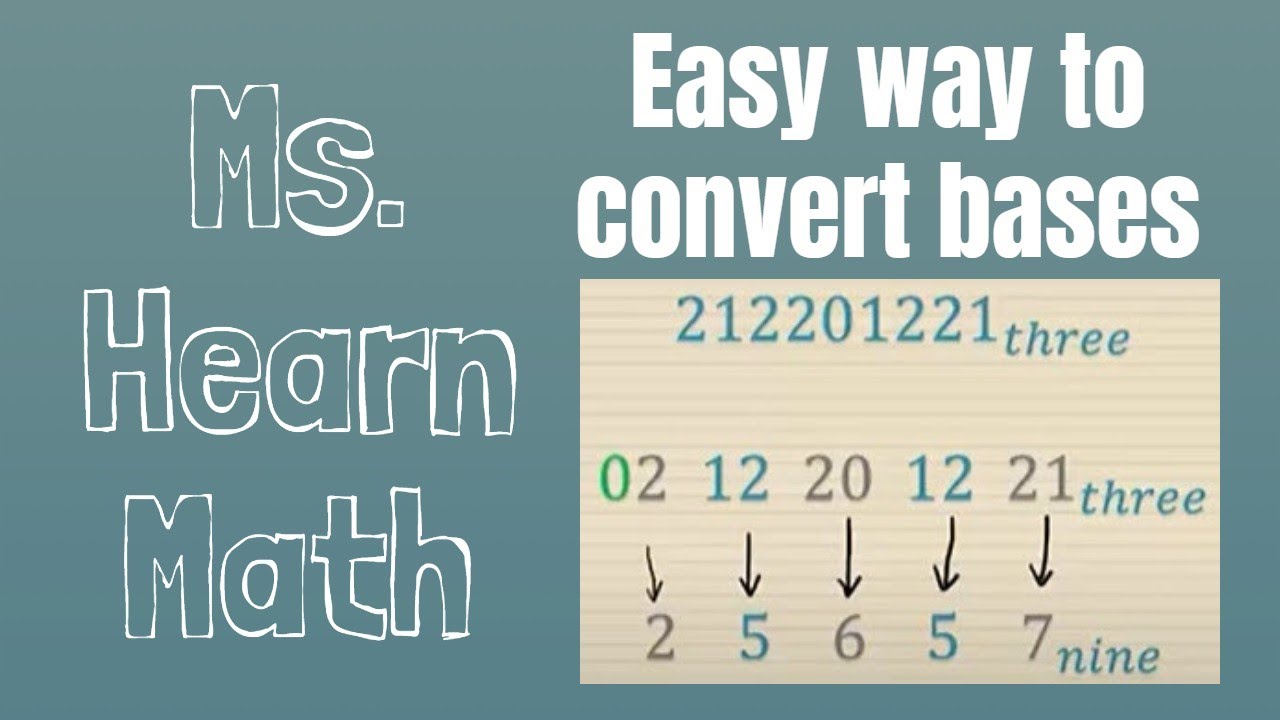 easy-way-to-convert-between-certain-number-bases-youtube