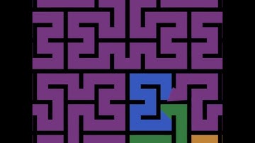 Hilbert Curve, Orders 1-7 set to Mozart Ronda Alla turca