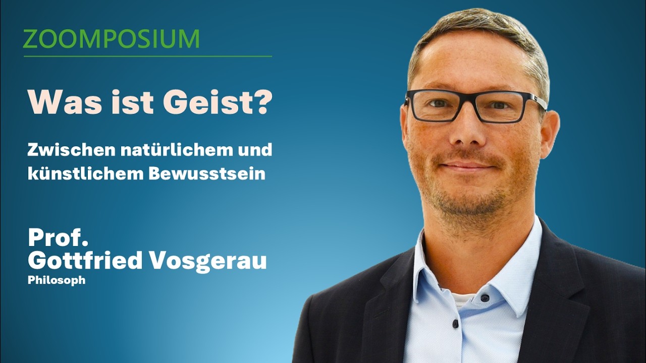 Was ist Geist? - Prof. Gottfried Vosgerau im Gespräch