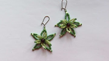 How To Make Beaded Flower Earrings - DIY Crafts Tutorial - Guidecentral
