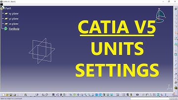 CATIA V5 UNIT SETTINGS| CATIA Practice | CAD Designs