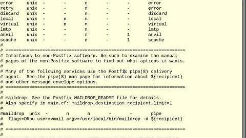 LSA2 - Postfix part II