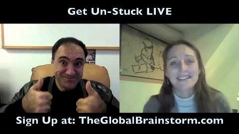 Get UNSTUCK, The Global Brainstorm Creator Live with us Thursday Morning at 9:30 AM Celia Gates