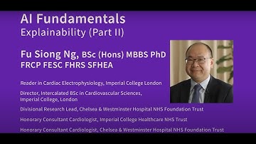 AI Fundamentals: explainability