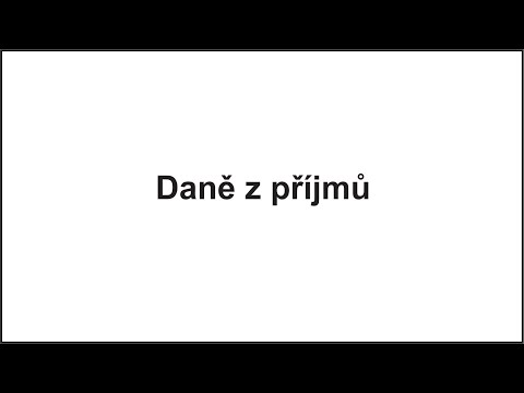 Video: Jak Platit Daně Jednotlivcům