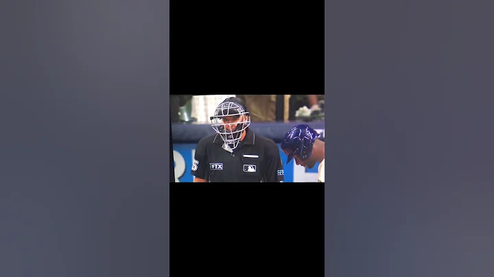 The ultimate cheating umpire trying to hurt my Milwaukee Brewers #shorts