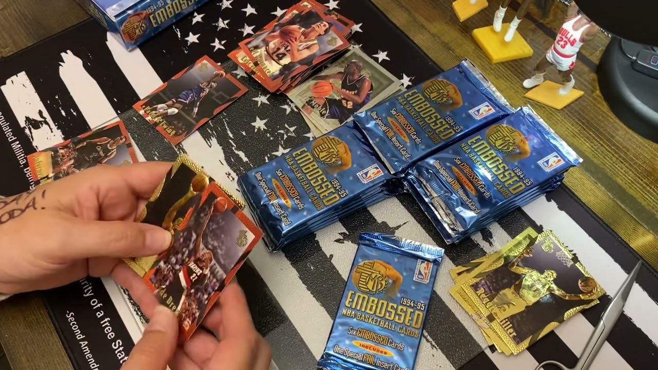1994-95 Topps Embossed MB basketball box break