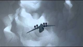 Blender 2.5 Airplane Flying Through a Thunderstorm