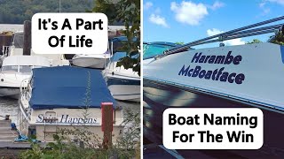 Clever And Funny Boat Names That Made The Whole Harbor Laugh Out Loud