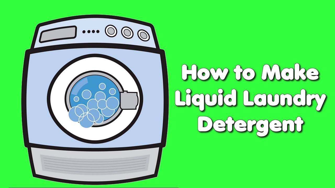 How to Make Homemade Liquid Laundry Detergent YouTube
