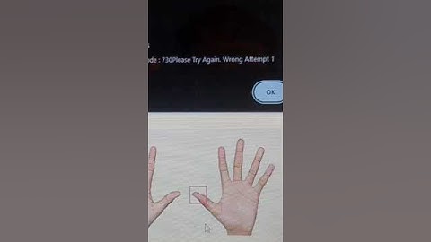 Error 730 MORPHO L1 #kiosk #sbicsp #morpho