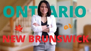 Living in Ontario vs. Living in New Brunswick