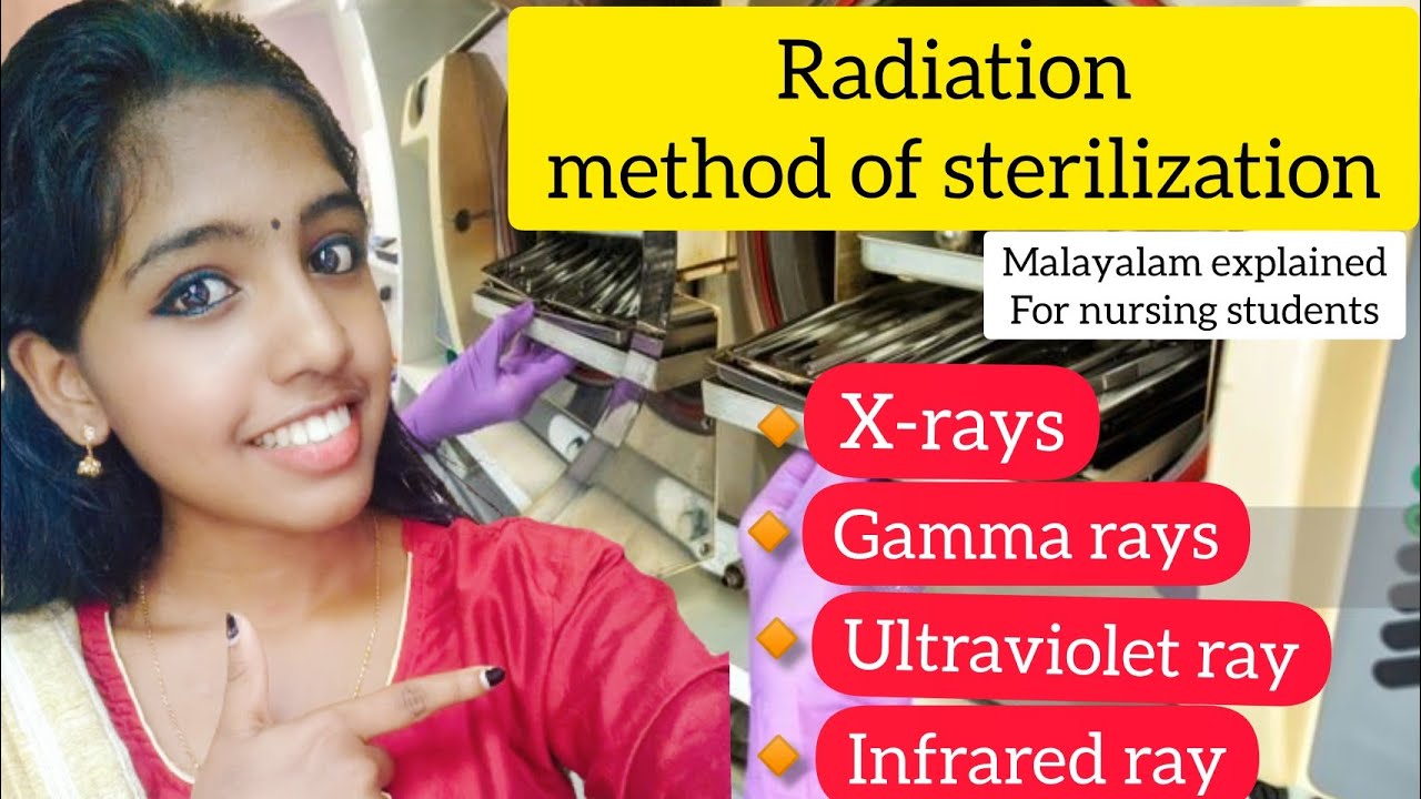Radiation method of sterilization malayalam explanation for nursingstudents YouTube