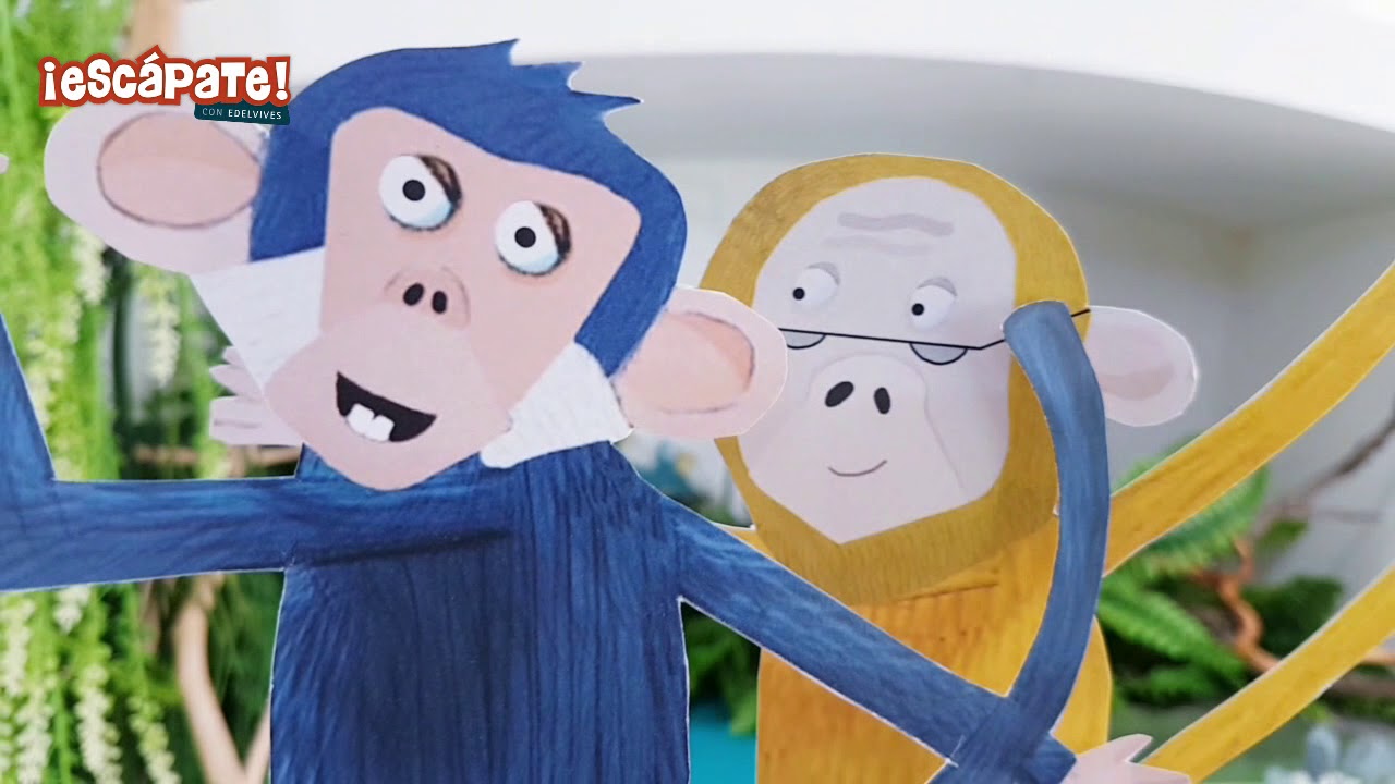EscápateConEdelvives - Conoce la historia de “El mono azul”. 
