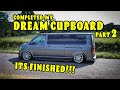 I FINISHED MY DREAM CUPBOARD FOR MY T6 | Now its ready to be a campervan!! | Part 2 of 2.