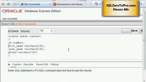 oracle 10g tutorial