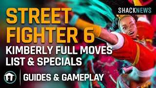 Famous Street Fighter 6 - Kimberly Full Moves List & Specials Profile