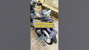 Pasang paketan biled headlamp ayoto beat deluxe #beatmodifikasi