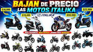BAJAN de PRECIO las ITALIKAS desde $16,999 pesos
