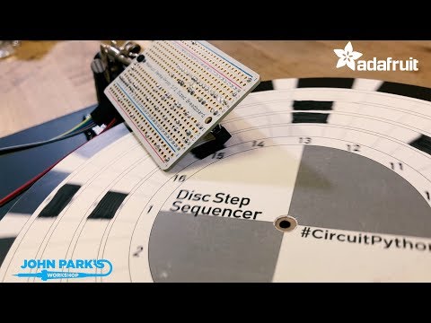 John Park's Disc Step Sequencer beat building @adafruit @johnedgarpark #adafruit