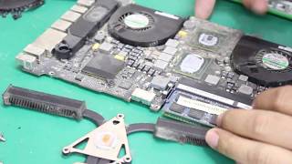รับซ่อม MacBook Pro เปลี่ยน GPU อาการ ภาพลาย ไม่เข้า OS ค้างหลอด ซ่อมMac  รังสิตปทุม