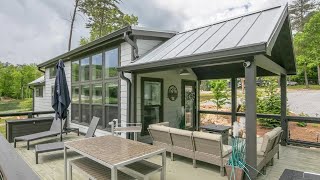 Absolutely Gorgeous Lily Pad Lakefront Tiny Home with Amazing Deck