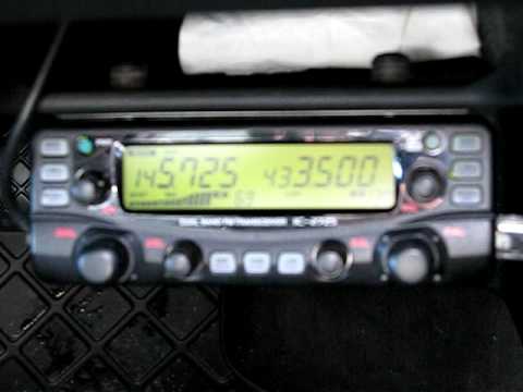 GB3VT Repeater on VHF, FM Using an Icom IC2725 Dual Band FM Transceiver.