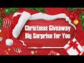 Big Surprise! Christmas giveaway with MoniMaster!